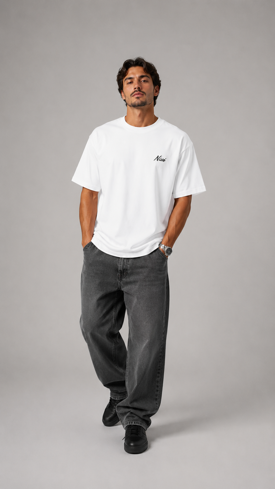 NIVÓ®Signature T-Shirt / WHITE