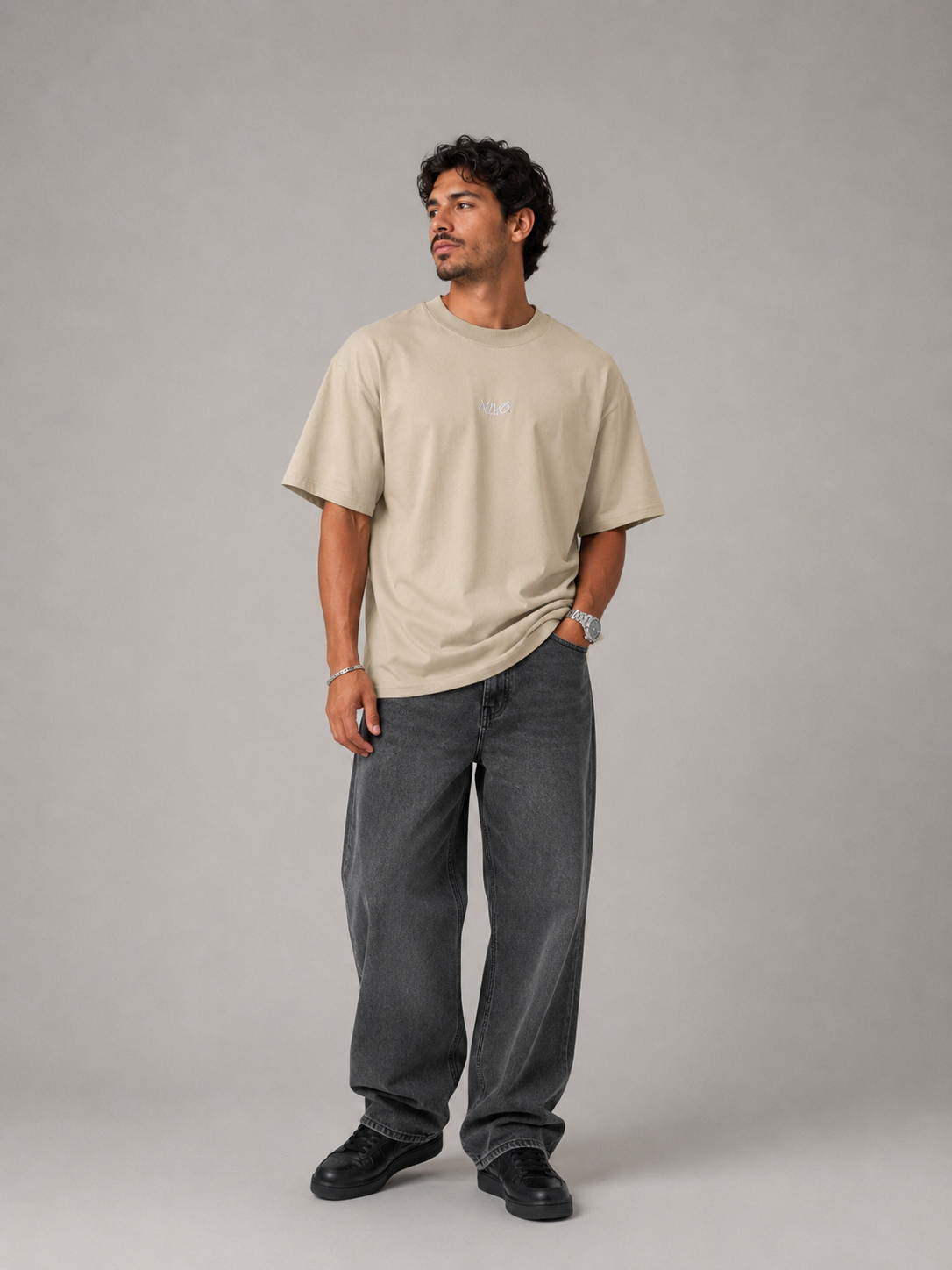 NIVÓ®BASIC T-Shirt / BEIGE
