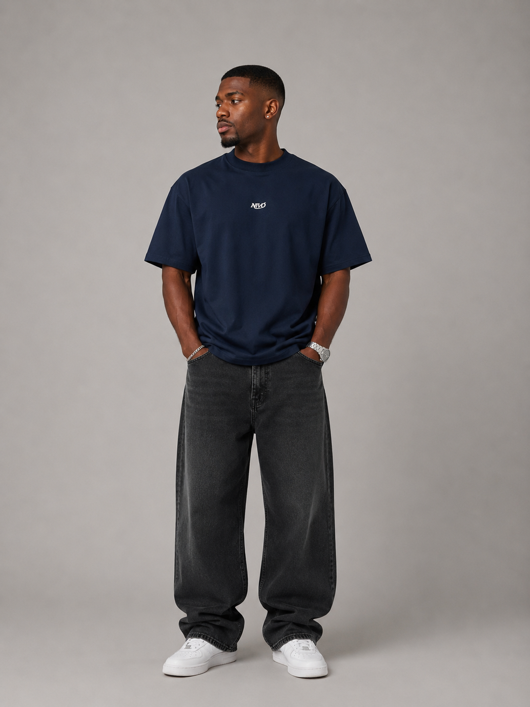 NIVÓ®BASIC T-Shirt / NAVY