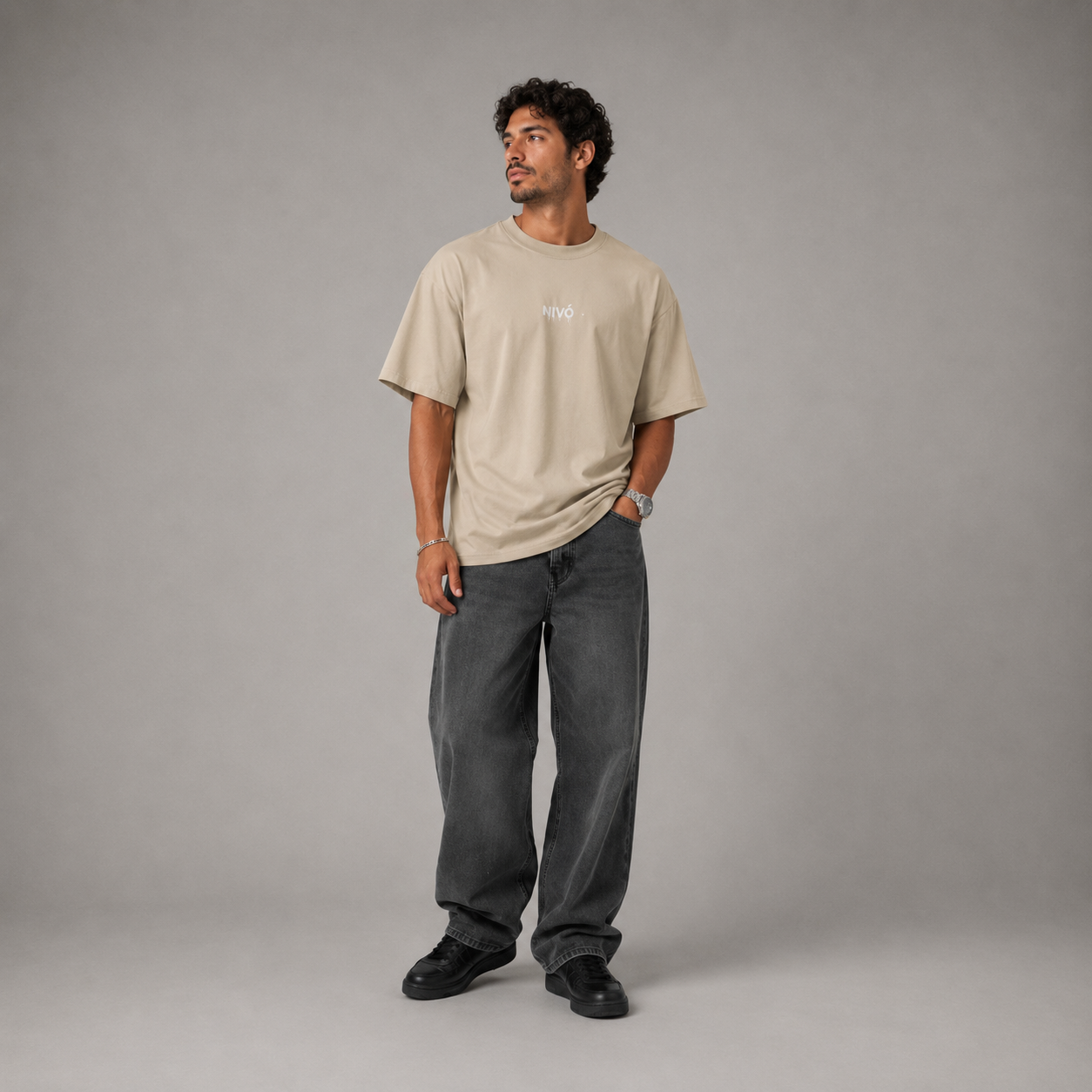 NIVÓ®BASIC T-Shirt / BEIGE