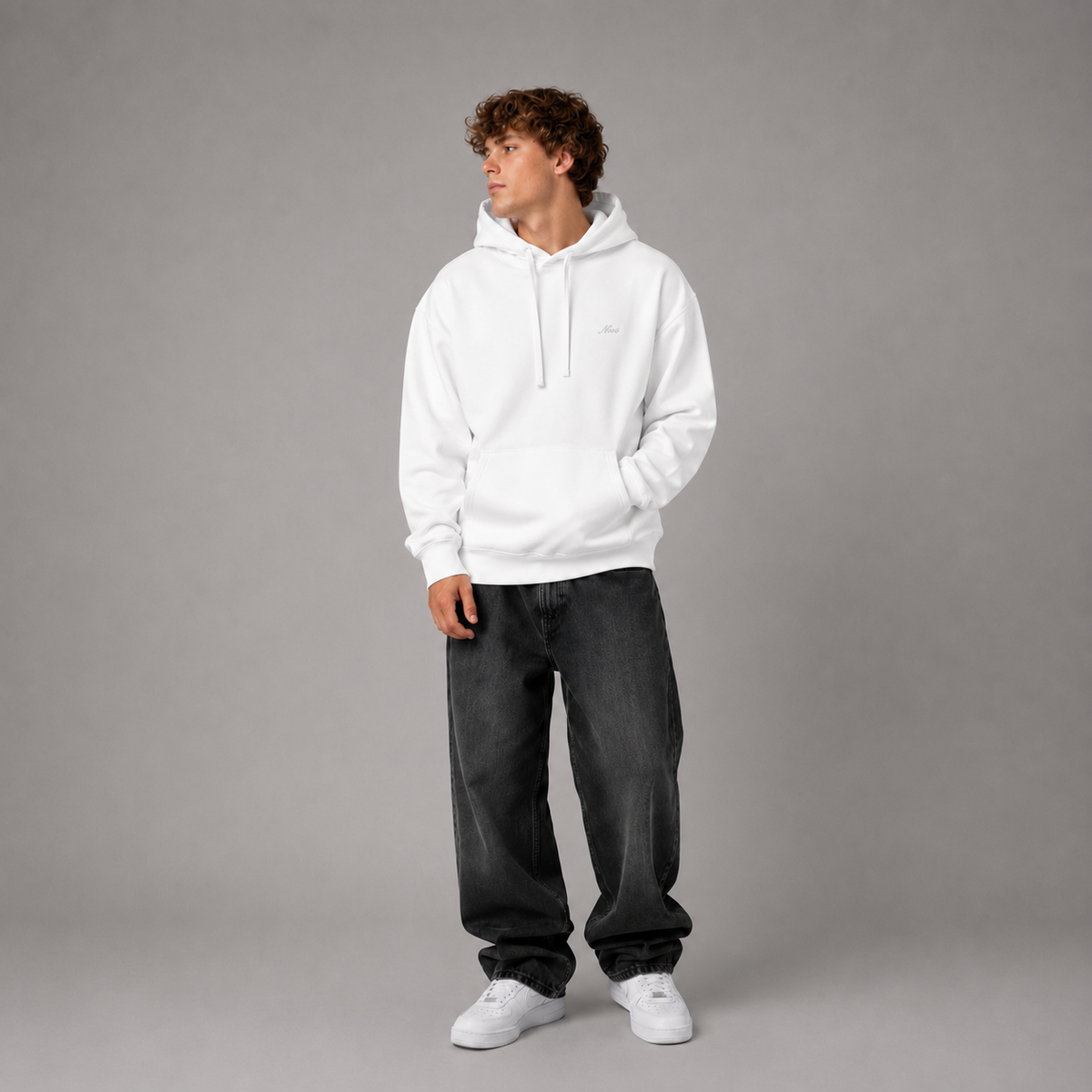 NIVÓ®Signature Hoodie / WHITE